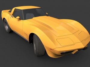 1978 chevrolet corvette 3D मॉडल