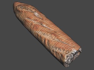 baguette cut 3Dモデル