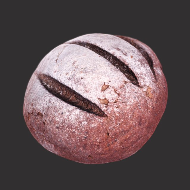brown bread Modello 3D .c4d .max .obj .3ds .fbx .stl .blend 