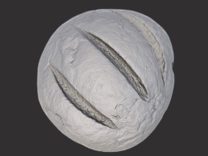brown bread Modello 3D