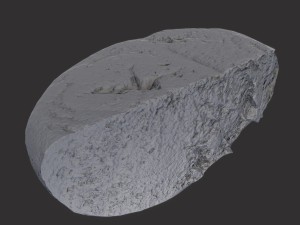 brown bread cut 3D Model
