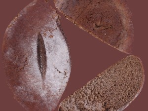 brown bread cut 3D Model