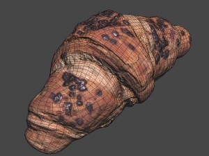croissant Model 3D