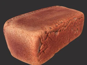 soviet brick bread 3D Model