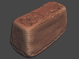 soviet brick bread Model 3D