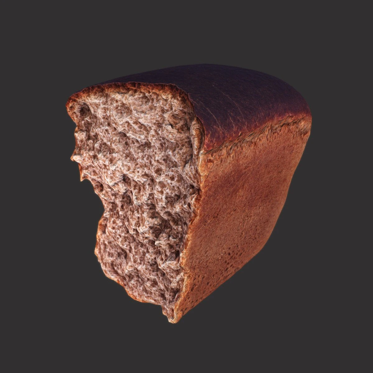 soviet brick bread cut 3D Model .c4d .max .obj .3ds .fbx .stl .blend 