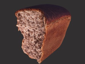 soviet brick bread cut 3D 模型
