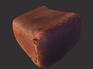 soviet brick bread cut Model 3D