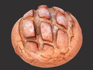 pieczywo białe Model 3D