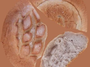 corte de p&atilde;o branco Modelo 3D