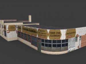 abandoned laundry 3Dモデル
