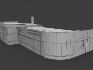 abandoned laundry 3D Model