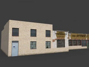 abandoned laundry 3D Model