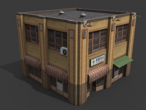 old drug store 3Dモデル