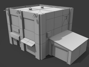 old drug store 3D Model