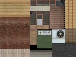 old drug store 3D Model