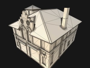 fire department building Modelo 3D
