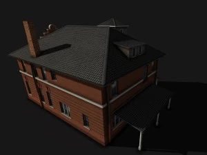 fire department building 3D Model