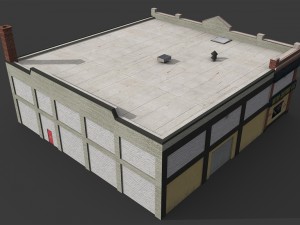 car repair workshop 3D Model