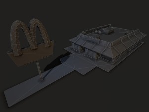 mcdonalds restaurant Model 3D