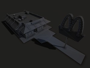 mcdonalds restaurant Model 3D