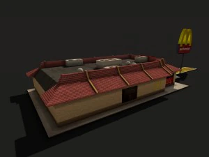 mcdonalds restaurant 3D Model