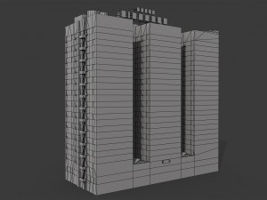 figueroa hotel building 3D Model