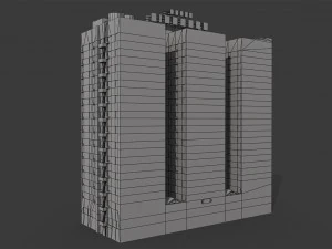 figueroa hotel building 3D Model