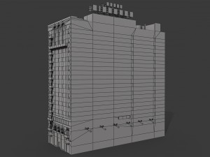 figueroa hotel building 3D Model