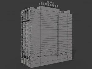 figueroa hotel building 3D Model
