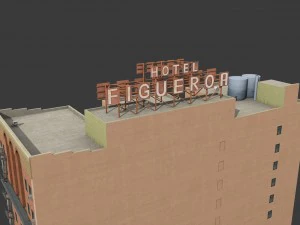 figueroa hotel building 3D Model