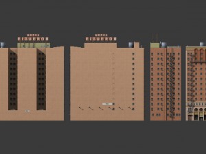 figueroa hotel building 3D Model