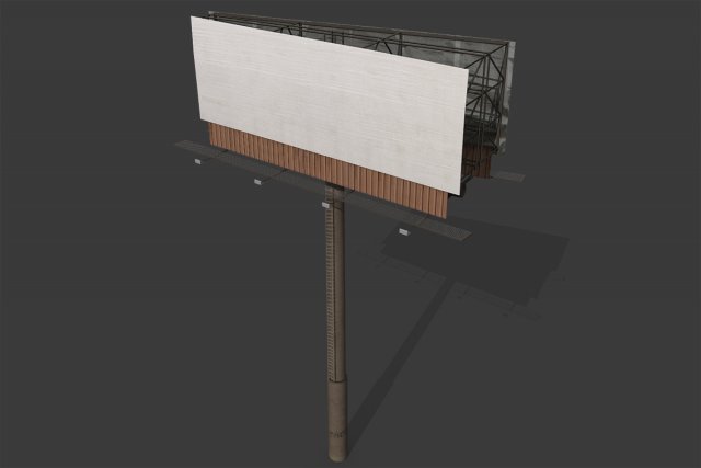 billboard 3D Model .c4d .max .obj .3ds .fbx .stl .blend 