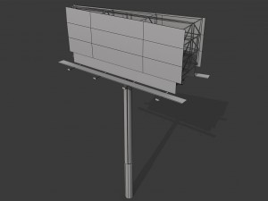 billboard 3D Model