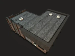 car workshop building 3D Model