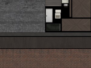 car workshop building Model 3D