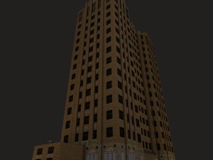 detroit abandoned skyscraper 3D Model