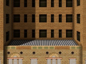 detroit abandoned skyscraper 3D Model