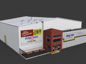 magazzino di self storage Modello 3D