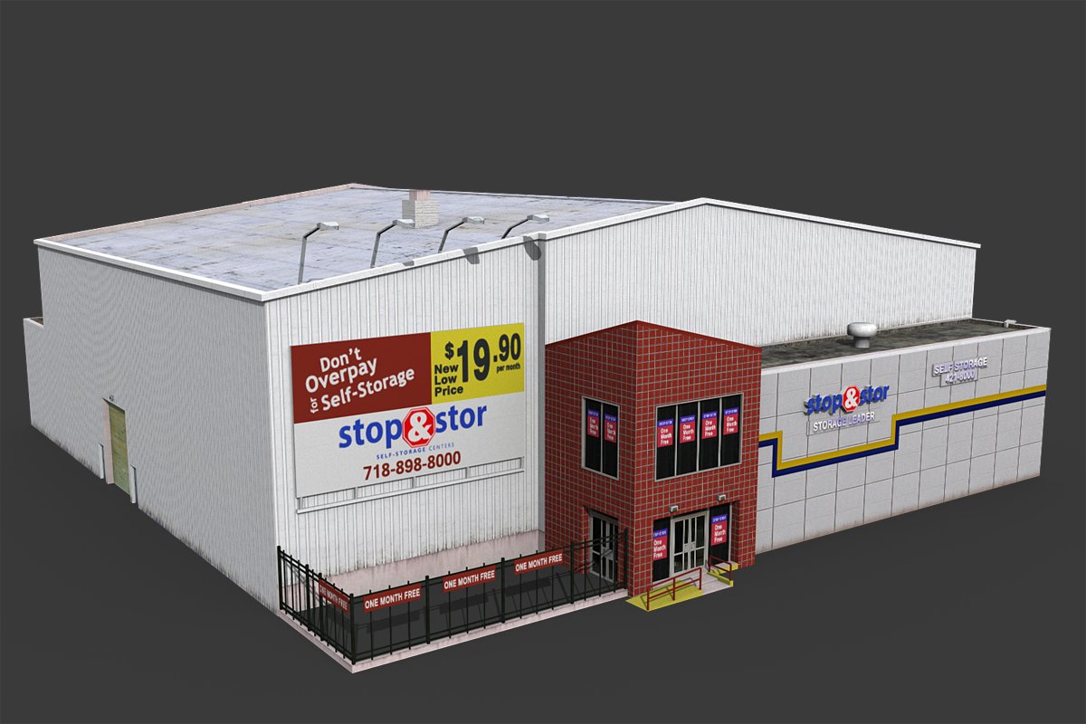 Self Storage Warehouse 3d Model In Buildings 3dexport