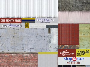 self storage warehouse 3D Model