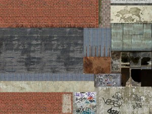 derelict brick house 3D Model