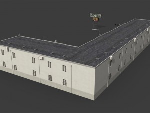 motel building 3D Model