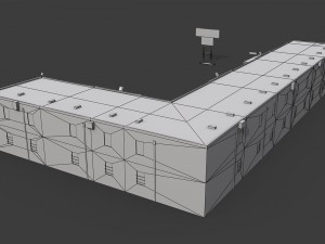 motel building 3D Model