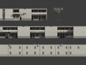 motel building 3D Model