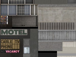 motel building 3D Model