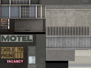 motel building 3D Model