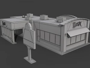wendys restaurant 3D Model