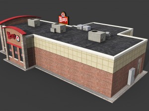 wendys restaurant Model 3D