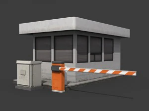 security booth 3D Model